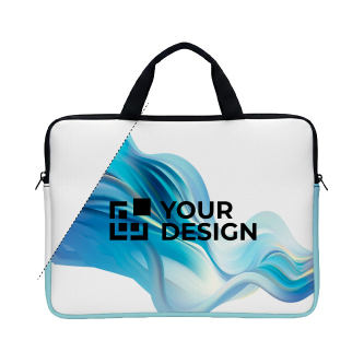 Neopreen laptoptas, waterbestendig, te voorzien van logo