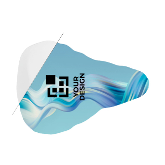 Fietszadelhoes met elastische band, te voorzien van logo