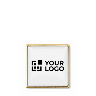 Op maat gemaakte vierkante ijzeren pin om te personaliseren