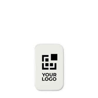 Rechthoekige badge op maat met veiligheidsspeld