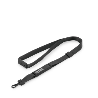 Polyester USB-lanyard met grip aan één uiteinde