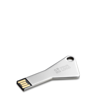 Aluminium USB in driehoekige sleutelvorm