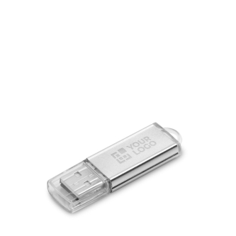 USB met aluminium behuizing en transparante dop