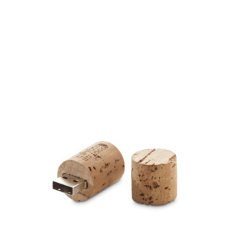 Kurken USB in vorm van wijnstop