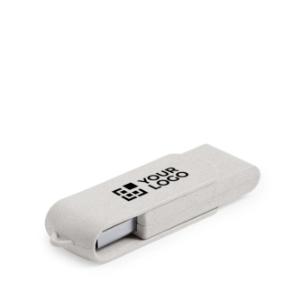 Draaibare USB-stick van tarwestro