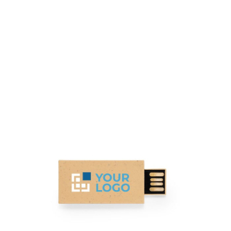Vierkante eco-USB van tarwestro