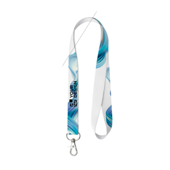 RPET-lanyard in full colour, op maat gemaakt, gemaakt in Europa