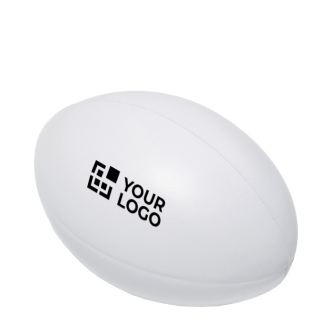 Anti-stress rugbybal voor reclame