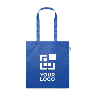 Milieuvriendelijke shopper met logo weergave met jouw bedrukking