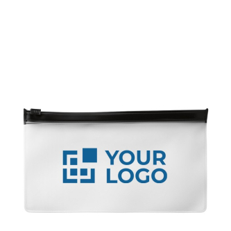 Grote tasjes met logo voor mondmaskers weergave met jouw bedrukking