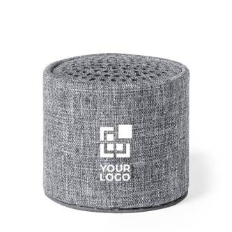 Ecologische speaker met logo weergave met jouw bedrukking