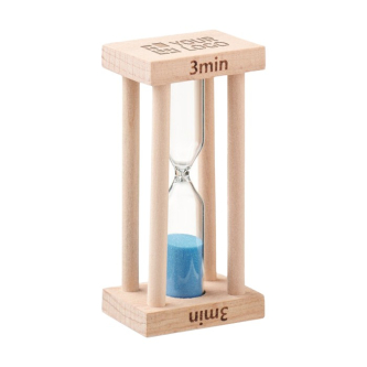 Zandloper van hout