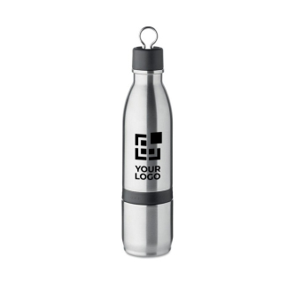 Roestvrijstalen thermosfles met glas en flip-top deksel 500ml