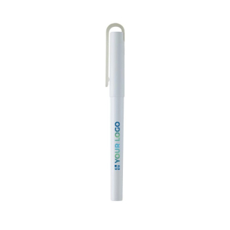 Gerecyclede plastic pen bedrukken met logo met zwarte inkt