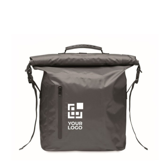 Waterdichte polyester roll-top rugzak met ritssluiting 30L
