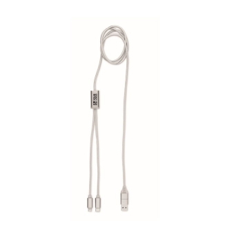 Laadkabel 120 cm met 3 verschillende aansluitingen