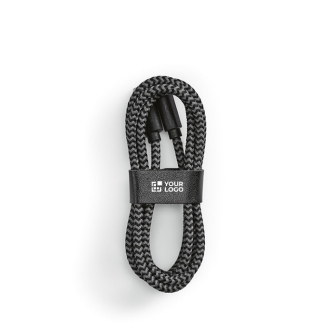 Kabel van RPET van 1 meter met twee type USB-C connectoren