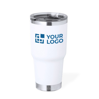 Dubbelwandige RVS beker met 600 ml dispenser