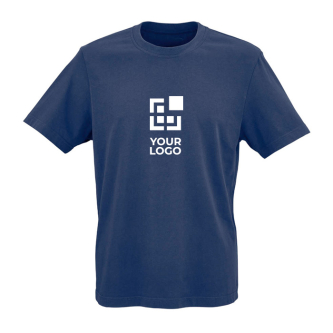 Unisex T-shirt van biologisch katoen in ribbreisel 180 g/m² Maya