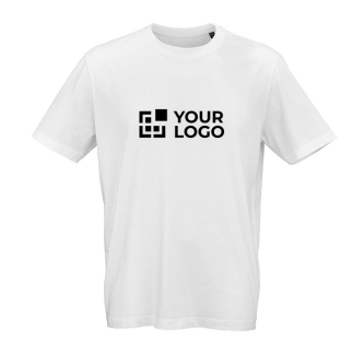 Unisex T-shirt van biologisch katoen met ronde hals 140 g/m²