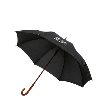 Elegante windbestendige houten paraplu, automatisch Ø122