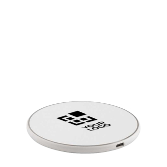 Magnetische draadloze oplader van gerecycled kunststof, USB-C 15 W