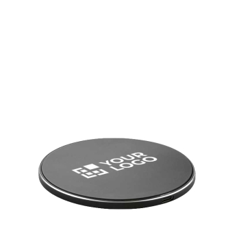 Magnetische draadloze oplader van gerecycled aluminium, USB-C 15 W