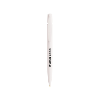 Kunststof BIC®-pen met ergonomische grip en zwarte inkt
