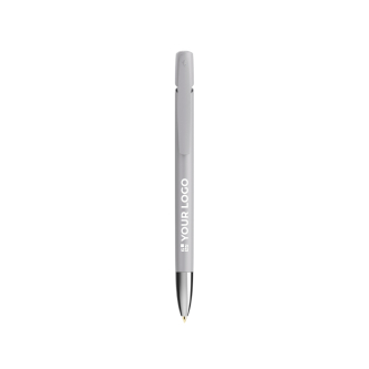 Navulbare plastic pen met klikmechanisme en zwarte inkt BIC®