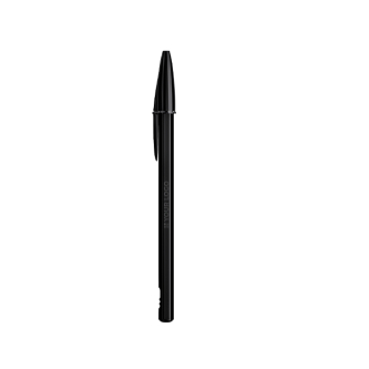 Metalen pen met navulling en zwarte inkt Cristal® Re’New Black BIC®
