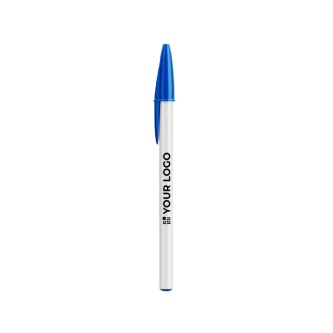 Plastic pen met klassieke dop en blauwe inkt Style BIC®