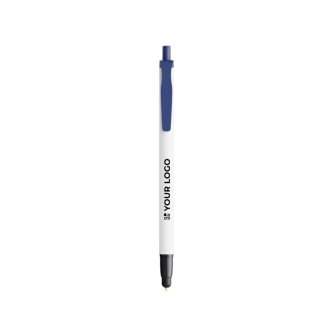 Gerecyclede plastic pen met stylus en zwarte inkt BIC®