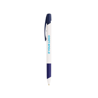 Balpen van gerecycled plastic met zachte grip en zwarte inkt BIC®