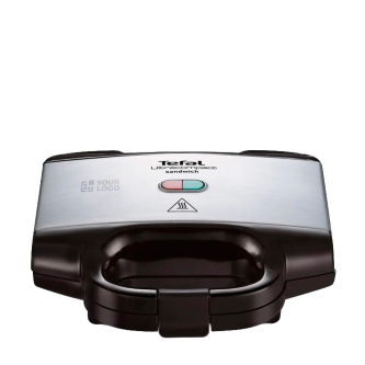 Contactgrill met anti-aanbakplaten en veilige sluiting Tefal