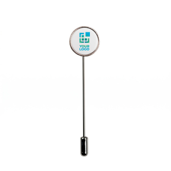 Ronde metalen reverspin voor congressen en bedrijfsevents