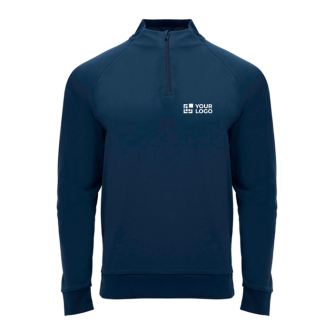 Sweater van polyester met ritssluiting 200 g/m² Roly Direct Epiro