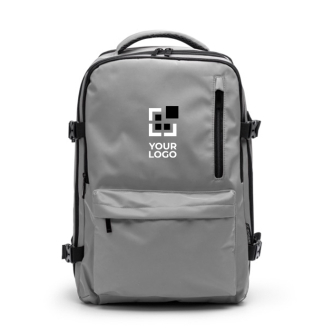 Reisrugzak van waterafstotend gerecycled polyester voor 16 inch laptop