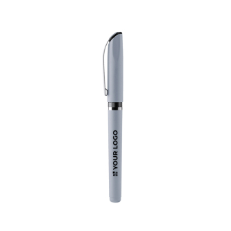 Rollerpen van plastic met matte afwerking en blauwe gelinkt