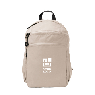 Nylon rugzak met zijvakken voor flessen 10"