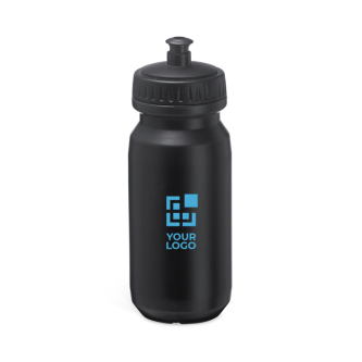 Sportfles van plastic met groot drukoppervlak 620 ml
