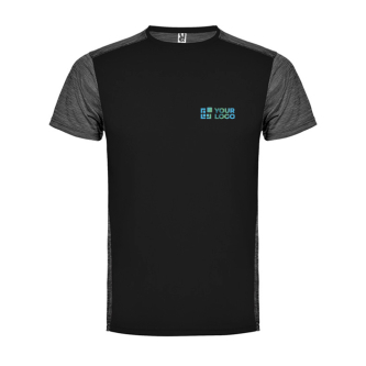 T-shirt met logo van polyester 135 g/m² Roly Direct Zolder