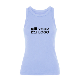 Dames tanktop in ribbreisel 270 g/m² Roly Direct Dribe