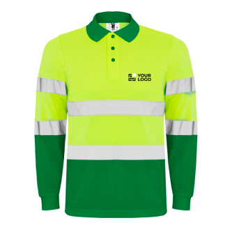 Technisch werkpolo met lange mouwen 170 g/m² Roly Polaris L/S