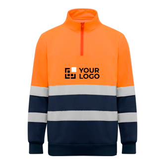 Sweater met hoge zichtbaarheid van fleece 280 g/m² Roly Spica