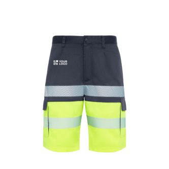Tweekleurige unisex veiligheidsbermuda 210 g/m² Roly Lada