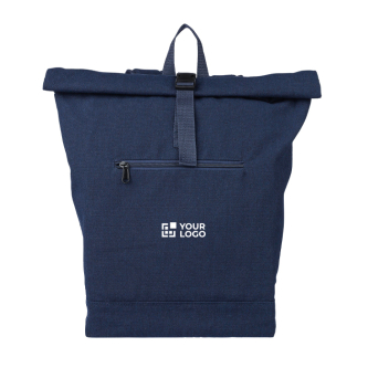 Rolltop rugzak van gerecycled polykatoen voor laptop 15''