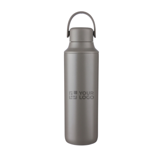 Drinkfles van roestvrij staal 500ml met dubbele sluiting