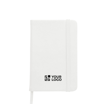A5-notitieboek met elastische sluiting en blanco pagina’s