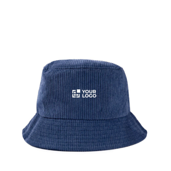 Unisex bobhoed van zachte corduroy om te personaliseren