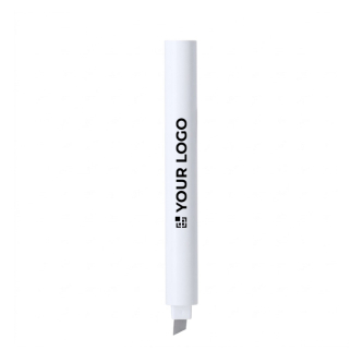 Plastic cutterpen met matte afwerking en blauwe inkt